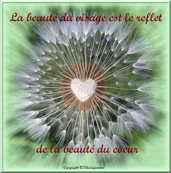 La Beaute Du Visage Est Le Reflet De La Beaute Du Coeur