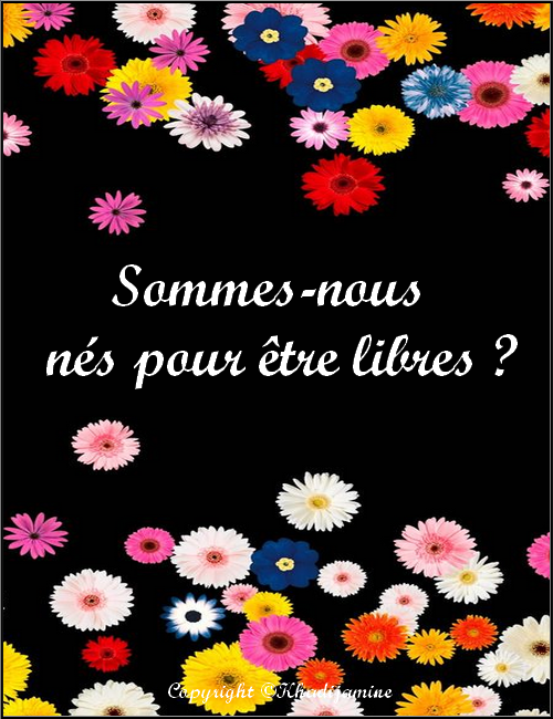 Sommes-nous nés pour être libres ?  1/2