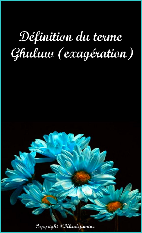 Définition du terme Ghuluw (exagération)