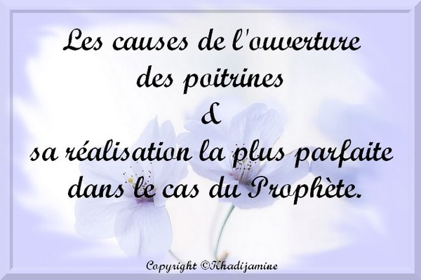 Les causes de l'ouverture des poitrines et...