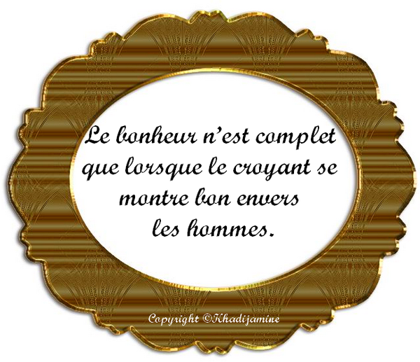 Le bonheur n’est complet... 