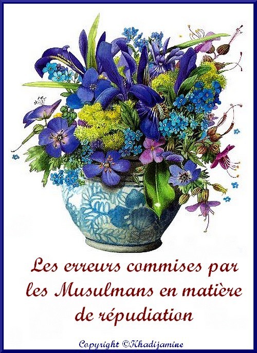 Les erreurs commises en matière de répudiation  1/2